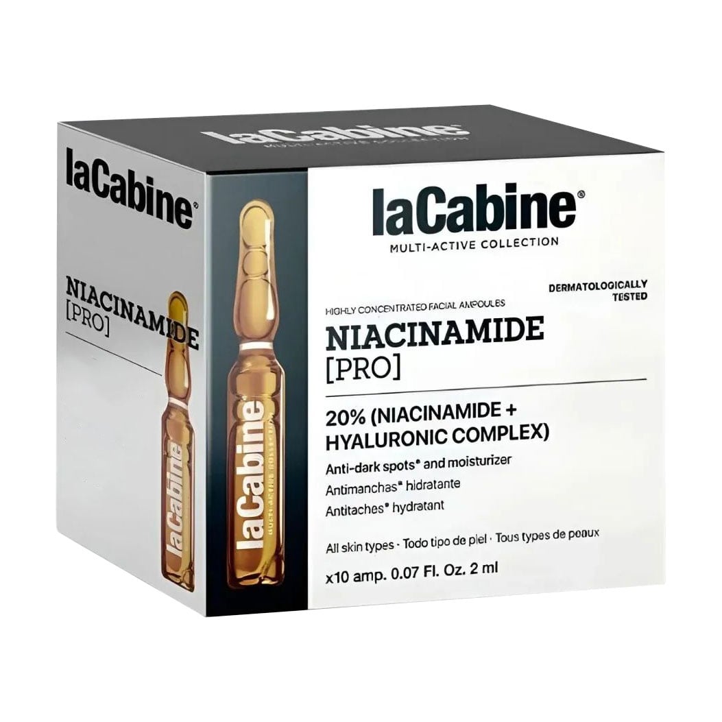 Концентрована ампула для обличчя LaCabine Niacinamide Pro 20% Facial Ampoule з 20% ніацинаміду, 10*2 мл